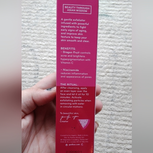 🆕Pùrlisse Dragon Fruit Exfoliator | Full-sized | All Skin Types - Picture 6 of 12